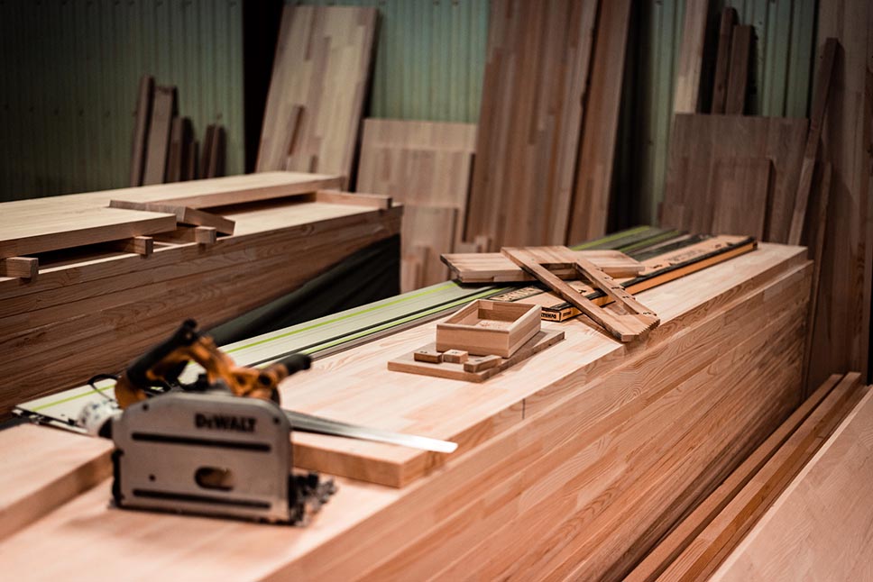 Montering av treverk