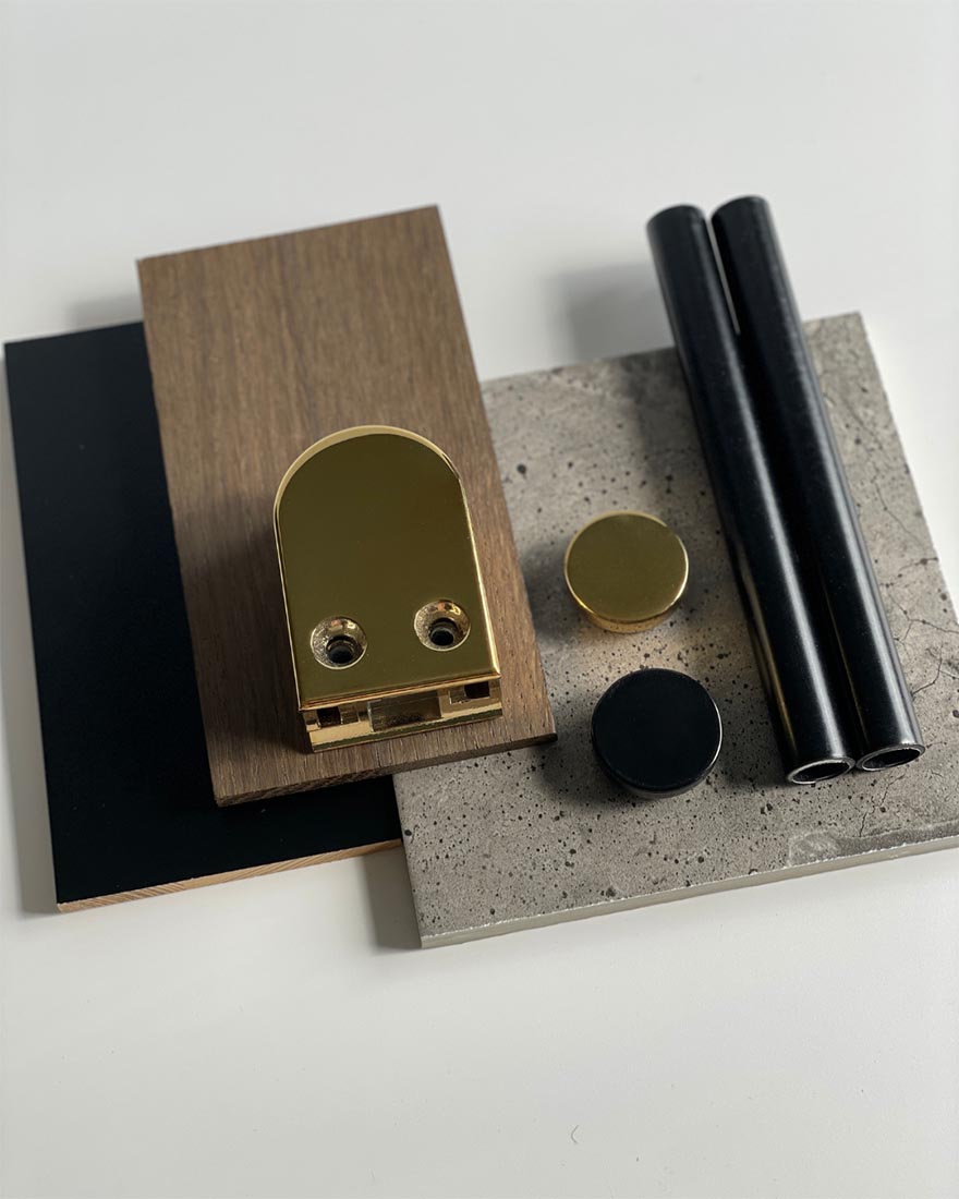 inspirasjonsprodukter gold og svart 1