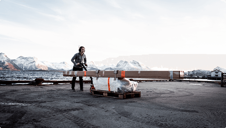 Materialer paa jekketralle